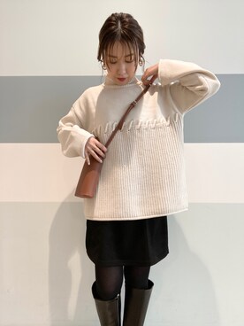 マユリさん（レディース・161cm）の冬コーディネート