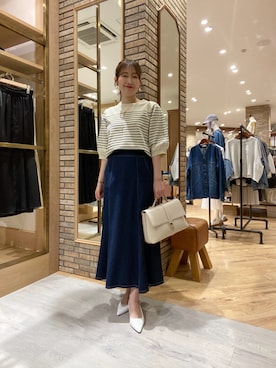 「Chez toi（シェトワ）のアイテム」を使った、マユリさん（骨格ナチュラル・レディース・160cm）の春コーディネート