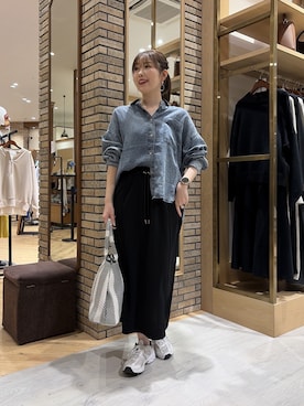 「Chez toi（シェトワ）のアイテム」を使った、マユリさん（レディース・161cm）の春コーディネート