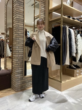 「アイテム（スカート）」を使った、マユリさん（レディース・161cm・30代）の秋コーディネート