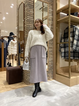 マユリさん（レディース・161cm）の冬コーディネート