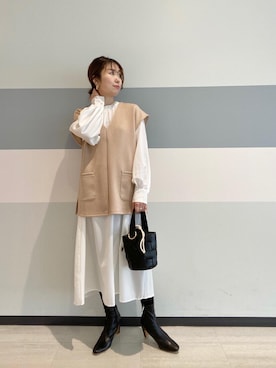 マユリさん（レディース・161cm）の冬コーディネート