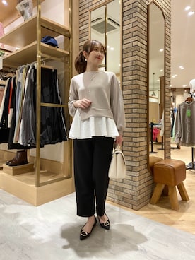 「Chez toi（シェトワ）のアイテム」を使った、マユリさん（骨格ナチュラル・レディース・160cm）の春コーディネート