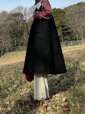 「古着好きな人と繋がりたい」｜「アイテム（オールインワン・サロペット）」を使った、tomatoさん（レディース・155cm）の春コーディネート