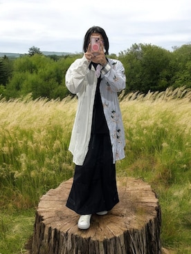 「アイテム（チノパンツ）」を使った、つばささん（メンズ・171cm）の秋コーディネート