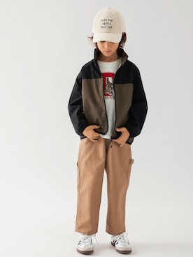 「BRANSHES（ブランシェス）のアイテム」を使った、branshesさん（キッズ・120cm）の秋コーディネート