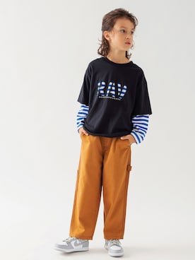 「BRANSHES（ブランシェス）のアイテム」を使った、branshesさん（キッズ・124cm）の秋コーディネート
