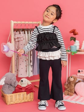 「BRANSHES（ブランシェス）のアイテム」を使った、branshesさん（キッズ・100cm）の秋コーディネート