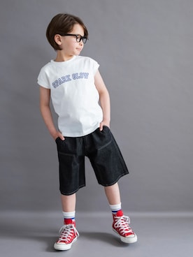 「DRC branshes（ディーアールシーブランシェス）のアイテム」を使った、branshesさん（キッズ・110cm）の夏コーディネート
