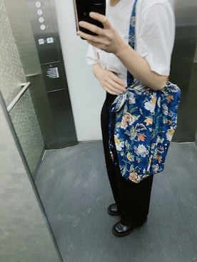「TODAYFUL」｜「アイテム（スリッポン）」を使った、HIさん（レディース・162cm）の夏コーディネート