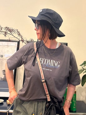 「ikka（イッカ）のアイテム」を使った、♥︎ 𝕃𝕆𝕍𝔼 ♥︎さん（レディース・163cm）の夏コーディネート