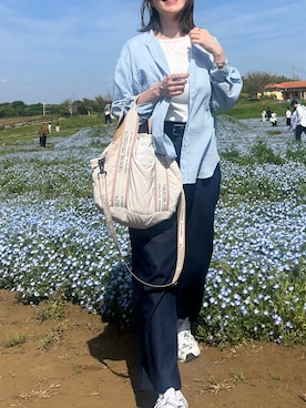 「ikka（イッカ）のアイテム」を使った、♥︎ 𝕃𝕆𝕍𝔼 ♥︎さん（レディース・163cm）の春コーディネート