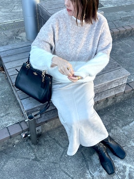 ♥︎ 𝕃𝕆𝕍𝔼 ♥︎さん（レディース・163cm）の冬コーディネート