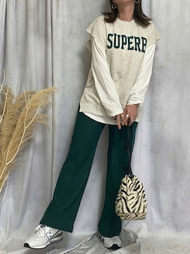 ♥︎ 𝕃𝕆𝕍𝔼 ♥︎さん（レディース・163cm）の秋コーディネート