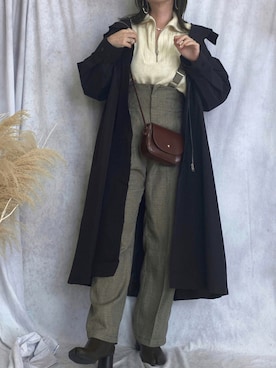 ♥︎ 𝕃𝕆𝕍𝔼 ♥︎さん（レディース・163cm）の秋コーディネート
