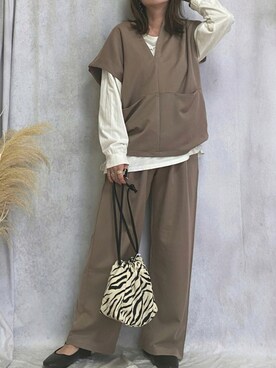 ♥︎ 𝕃𝕆𝕍𝔼 ♥︎さん（レディース・163cm）の夏コーディネート