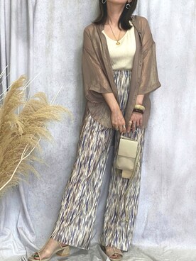 「ミニワンピ」｜♥︎ 𝕃𝕆𝕍𝔼 ♥︎さん（レディース・163cm）の夏コーディネート