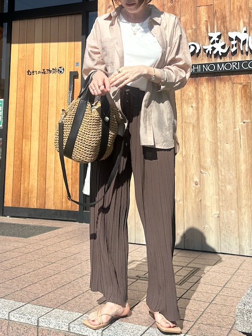 親子コーデ】さらっとプリーツワイドパンツ（その他パンツ