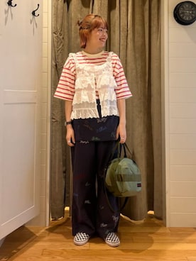 「BRIEFING（ブリーフィング）のアイテム」を使った、BEAMS BOYさん（レディース・158cm）の夏コーディネート