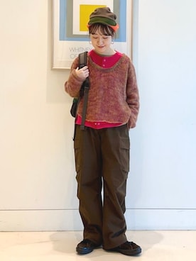 BEAMS BOYさん（レディース・154cm）の秋コーディネート