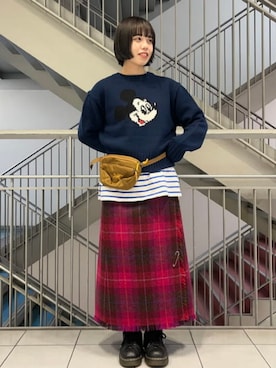 BEAMS BOYさん（レディース・155cm）の秋コーディネート