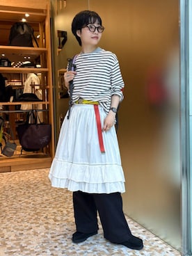 「GREGORY（グレゴリー）のアイテム」を使った、BEAMS BOYさん（レディース・155cm）の夏コーディネート