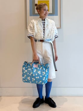 「BEAMS BOY（ビームスボーイ）のアイテム（トップス）」を使った、BEAMS BOYさん（レディース・155cm）の春コーディネート