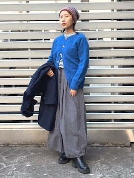 BEAMS BOYさん（レディース・157cm）の冬コーディネート