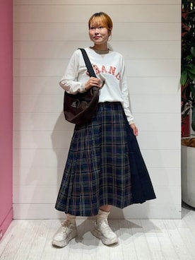 BEAMS BOYさん（レディース・164cm）の秋コーディネート