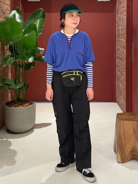 BEAMS BOYさん（レディース・159cm）の冬コーディネート