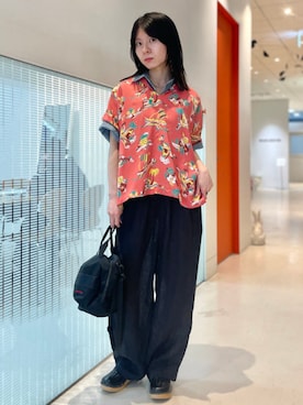 「BEAMS BOY（ビームスボーイ）のアイテム（パンツ）」を使った、BEAMS BOYさん（レディース・162cm）の春コーディネート