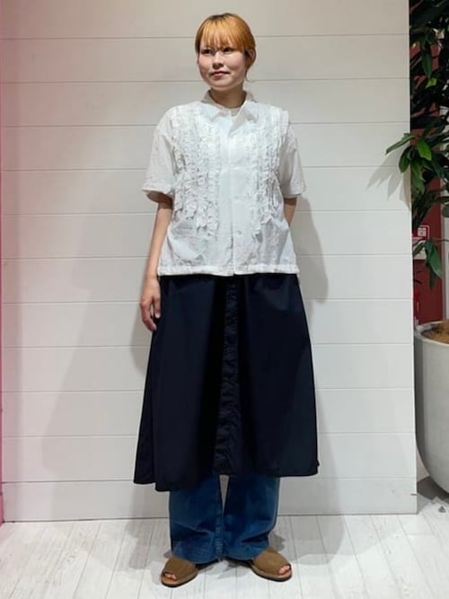ナイロン タッサー C-1 ノースリーブ ワンピース（ワンピース）｜BEAMS