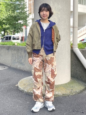 「アイテム（Tシャツ/カットソー）」を使った、BEAMS BOYさん（レディース・150cm）の秋コーディネート