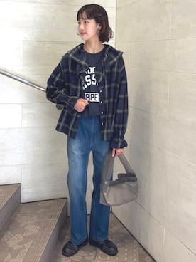 「BEAMS BOY（ビームスボーイ）のアイテム」を使った、BEAMS BOYさん（レディース・168cm）の秋コーディネート