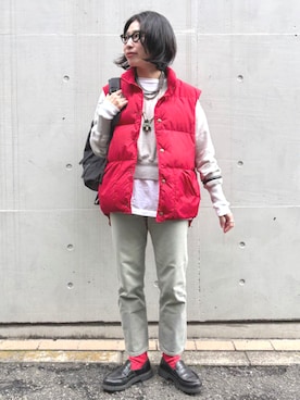 「BEAMS BOY（ビームスボーイ）のアイテム（トップス）」を使った、BEAMS BOYさん（レディース・159cm）の冬コーディネート