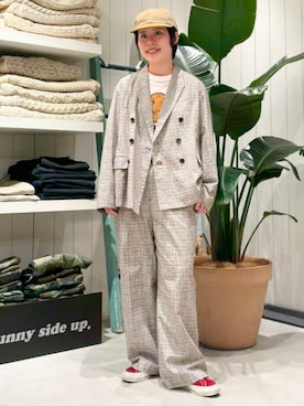 BEAMS BOYさん（レディース・158cm）の冬コーディネート