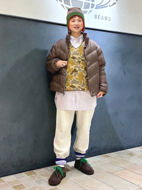 ジャガード ボア プルオーバー（ベスト）｜BEAMS BOY（ビームスボーイ