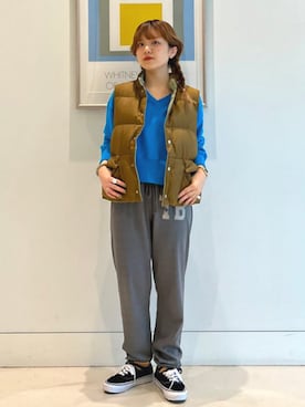 「スウェットコーデ」｜BEAMS BOYさん（レディース・155cm）の秋コーディネート
