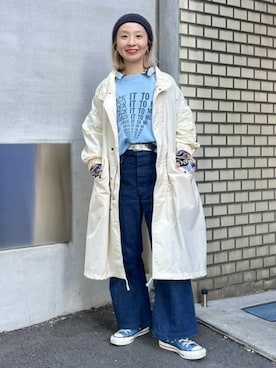 「BEAMS BOY（ビームスボーイ）のアイテム（トップス）」を使った、BEAMS BOYさん（レディース・151cm）の冬コーディネート