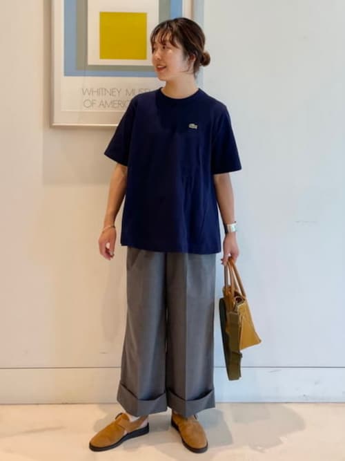 新品　LACOSTE BEAMSBOY AラインTシャツ BEAMS BOY BEAMS BOY / Classic Fit T-shirt (T-shirts, cut