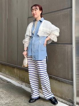 BEAMS BOYさん（レディース・154cm）の春コーディネート