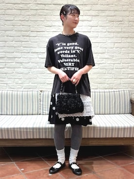「アイテム（食器/キッチン）」を使った、BEAMS BOYさん（レディース・160cm）の夏コーディネート