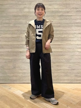 「アイテム（ブルゾン）」を使った、BEAMS BOYさん（レディース・159cm）の夏コーディネート