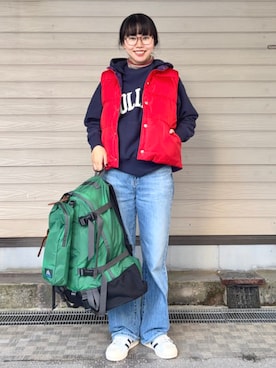 BEAMS BOYさん（レディース・160cm）の冬コーディネート