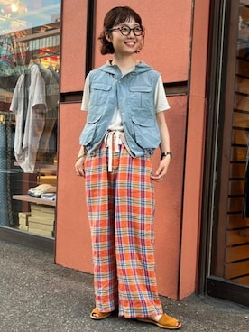 「BEAMS BOY（ビームスボーイ）のアイテム」を使った、BEAMS BOYさん（レディース・155cm）の夏コーディネート