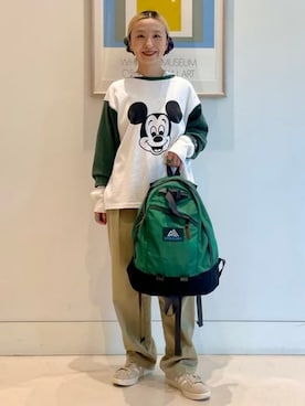 「アイテム（シュシュ）」を使った、BEAMS BOYさん（レディース・151cm）の夏コーディネート