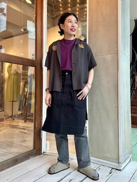 BEAMS BOYさん（レディース・159cm）の夏コーディネート