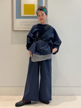 BEAMS BOYさん(レディース・153cm)の冬コーディネート