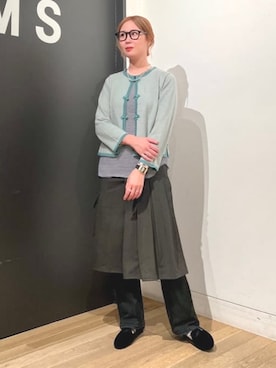 「アイテム（ドレスシューズ）」を使った、BEAMS BOYさん（レディース・162cm）の秋コーディネート