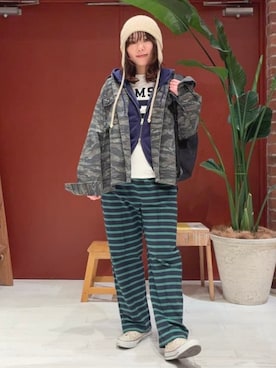 BEAMS BOYさん（レディース・157cm）の春コーディネート
